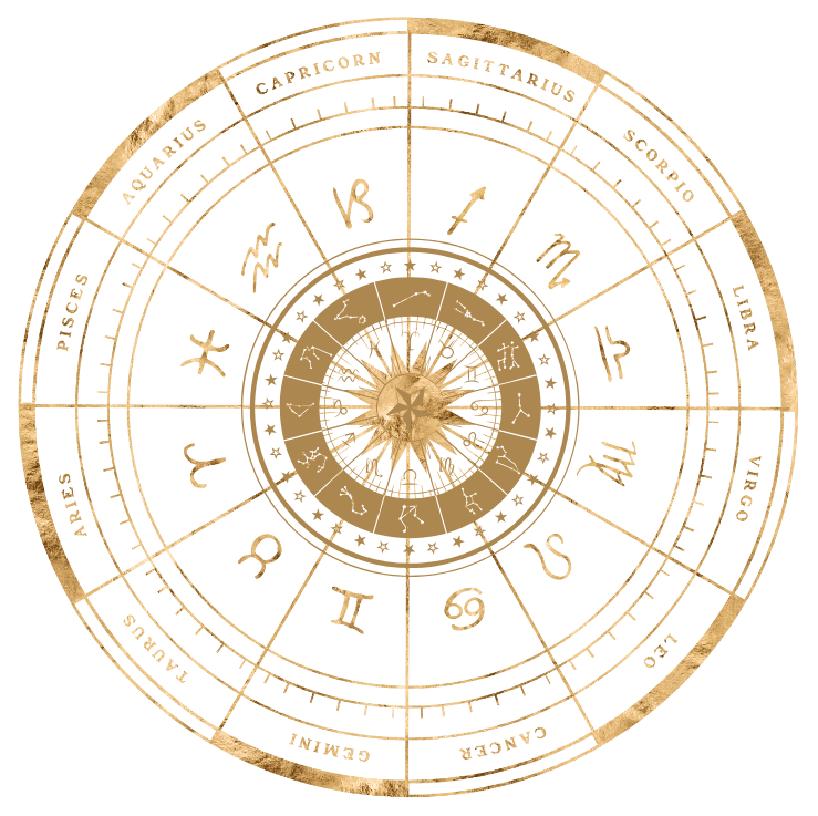 Hippie souls - zodiac circle