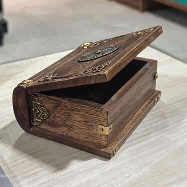 Hippie Souls handmade wooden box