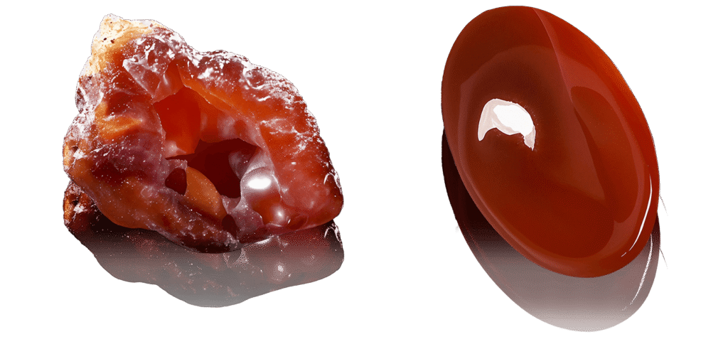 Red Onyx Carnelian stone