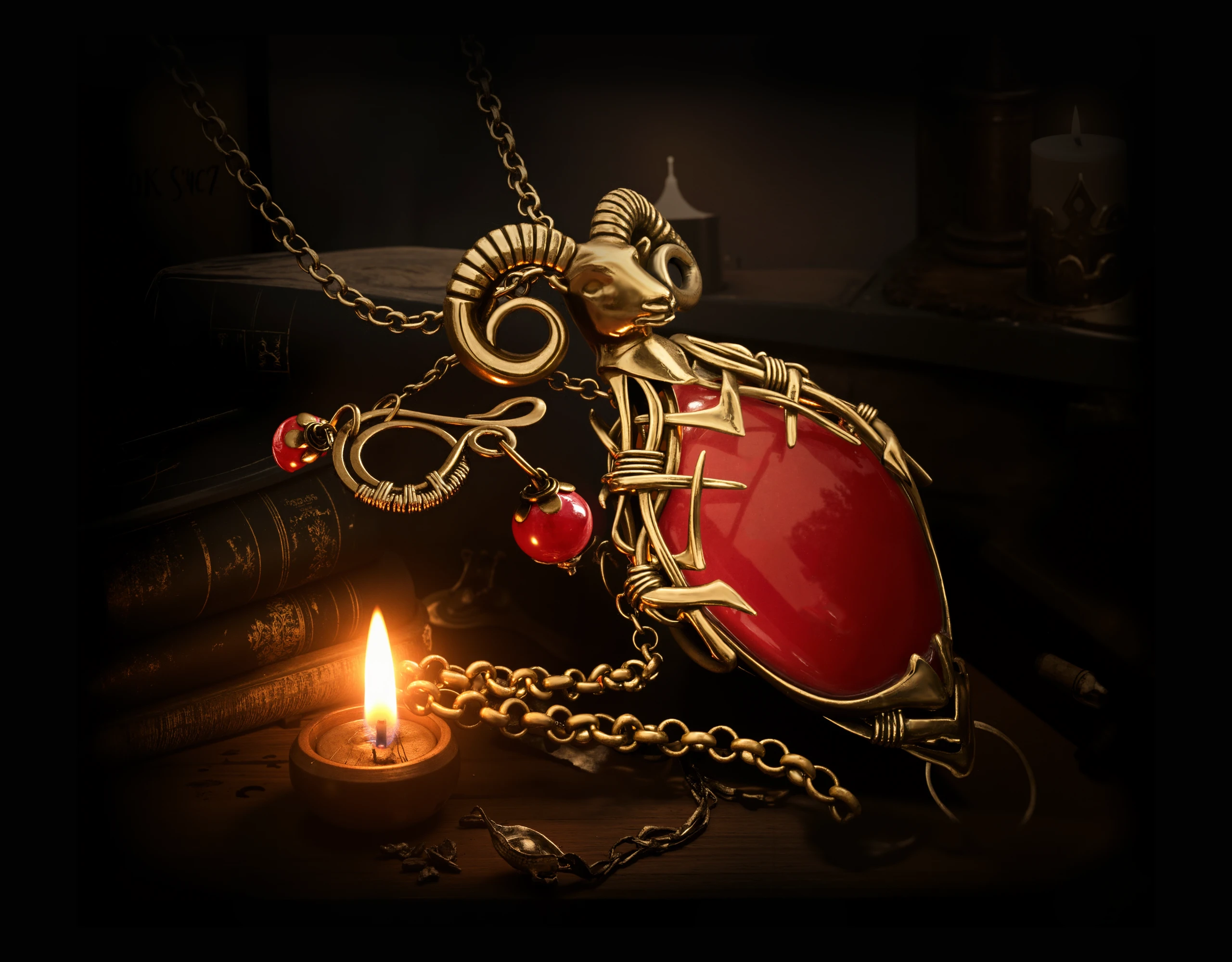 Hippie Souls - Zodiac Aries Talisman