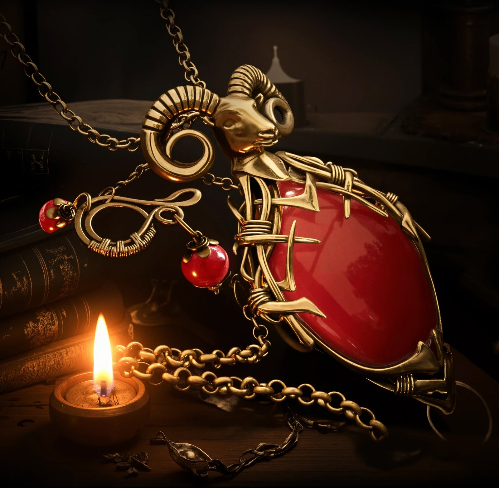 Hippie Souls - Zodiac Aries Talisman